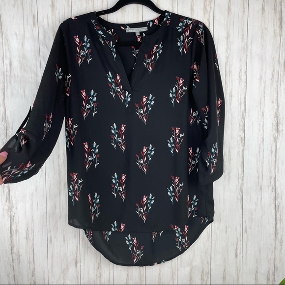 Anthropologie Daniel Rainn floral blouse - Picture 1 of 7